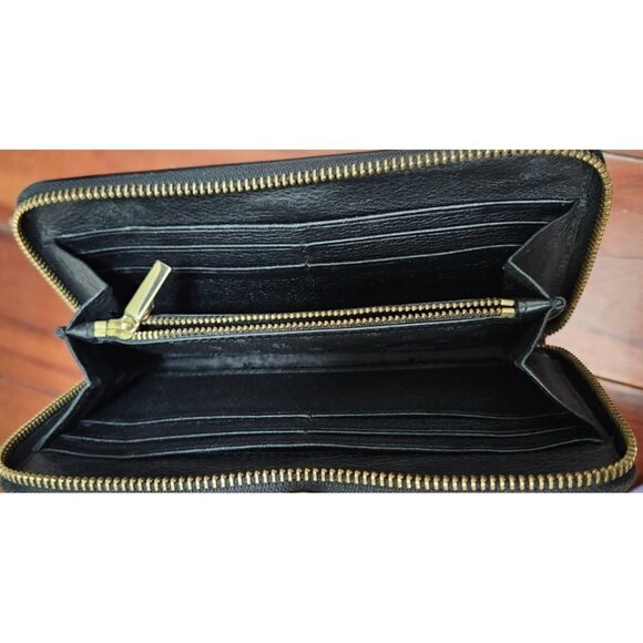 Tory Burch Clara Zip Pebbled Leather Continental Wallet - Picture 7 of 12